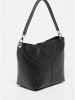 Victor & Hugo Paris Leren schoudertas "Siena" zwart - (B)24 x (H)22 x (D)13 cm