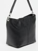 Victor & Hugo Paris Leder-Schultertasche "Siena" in Schwarz - (B)24 x (H)22 x (T)13 cm