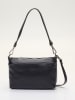 Victor & Hugo Paris Leren schoudertas "Mily" donkerblauw - (B)26 x (H)17 x (D)6 cm