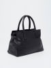Victor & Hugo Paris Leder-Henkeltasche "Eve" in Schwarz - (B)33 x (H)24 x (T)14 cm