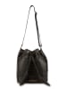 Victor & Hugo Paris Leder-Umhängetasche "Cerise" in Schwarz - (B)32 x (H)28 x (T)14 cm