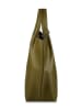 Victor & Hugo Paris Skórzana torebka "Lava" w kolorze khaki - 32 x 32 x 10 cm