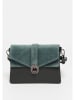 Victor & Hugo Paris Leder-Umhängetasche "Eric" in Grün - (B)28 x (H)19 x (T)19 cm