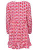 Zwillingsherz Kleid "Vivienne" in Pink/ Rot