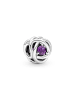 Pandora Zilveren bead met kristal
