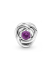 Pandora Srebrny charms z kryształem