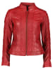 Caminari Lederjacke "Baggi" in Rot