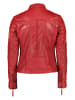 Caminari Lederjacke "Baggi" in Rot