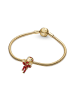 Pandora Vergold. Bead mit Edelsteinen