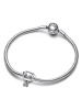 Pandora Zilveren bead met zirkonia's