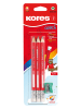 Kores Ergonomische Bleistifte - 3er Pack