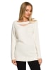 made of emotion Pullover in Creme