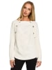 made of emotion Pullover in Creme