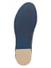 Wojas Leren sneakers donkerblauw/bruin