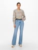 ONLY Sweter "Carma" w kolorze kremowym ze wzorem