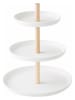 Yamazaki Etagere ''Tosca'' in Weiß - (H)24 x Ø 20 cm