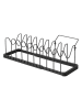 Yamazaki Pfannenhalter "Tower" in Schwarz - (B)45 x (H)17,5 x (T)20 cm