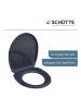 Schütte Toiletbril met softclose antraciet