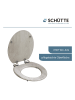 Schütte WC-Sitz "Light wood" mit Absenkautomatik in Grau
