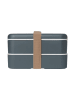 FABELAB Lunchbox in Anthrazit - (B)18,7 x (H)10,8 x (T)10,7 cm