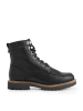 TRAVELIN' Leder-Boots "Haugesund" in Schwarz