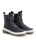 TRAVELIN' Leren boots "Leval" donkerblauw