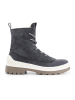 TRAVELIN' Leren boots "Leval" donkerblauw