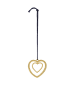 Rosendahl Decoratieve hanger "Kogelhart" goudkleurig - (H)7 cm