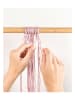 folia PAPER 10tlg. Bastelset "Makramee  Boho" in Rosa/ Natur