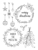 folia PAPER 15-delige creativiteitsset "Raamafbeeldingen Cosy Winter" wit/meerkleurig