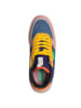 Benetton Sneakersy w kolorze jasnoróżowo-granatowo-żółtym