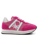 Benetton Sneakersy w kolorze różowo-białym