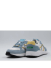 Benetton Sneakersy w kolorze niebiesko-biało-żółtym