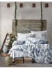 Elizabed Beddengoedset "King" wit/blauw
