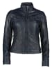 7eleven Leren jas "Sevia" donkerblauw