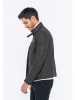 Basics & More Leren jas antraciet