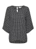 Kaffe Blouse "Hildur" zwart/crème