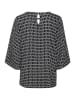 Kaffe Blouse "Hildur" zwart/crème