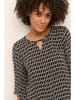 Kaffe Blouse "Hildur" zwart/crème