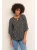 Kaffe Blouse "Hildur" zwart/crème