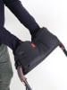 Kaiser Naturfellprodukte Lamfell-Handwärmer "Double" in Dunkelblau - (L)22x (B)45 cm