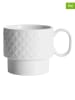Sagaform 6er-Set: Kaffeetassen in Weiß - 400 ml