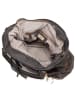 Mia Tomazzi Skórzany shopper bag "Comasina" w kolorze ciemnoszarym - 35 x 30 x 9 cm