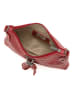 Mia Tomazzi Leren schoudertas "Abano" rood - (B)23 x (H)16 x (D)2 cm