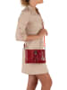 Mia Tomazzi Leder-Umhängetasche "Abano" in Rot - (B)23 x (H)16 x (T)2 cm