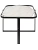 Clayre & Eef Salontafel wit/zwart - (B)86 x (H)45 x (D)68 cm