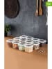 Violeta Home 12er-Set: Vorratsbehälter in Weiß - 550 ml
