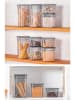 Violeta Home 24-delige set: voorraadpotten grijs