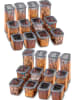 Violeta Home 24-delige set: voorraadpotten grijs