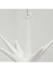 Boltze 2-delige set: decoratieve hangers "Tove" wit - Ø 15 cm